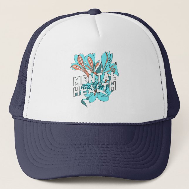 Gorra De Camionero Asuntos de salud mental (Anverso)