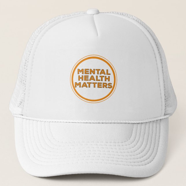 Gorra De Camionero Asuntos de salud mental (Anverso)