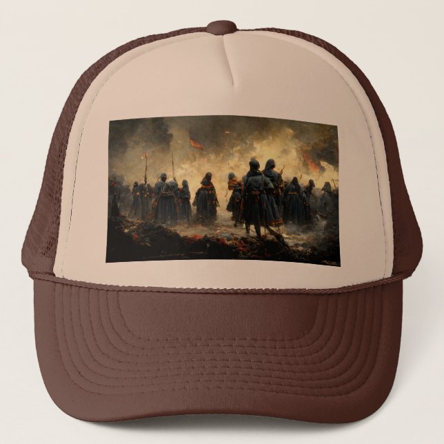 Gorra De Camionero Atacar el lugar (Anverso)