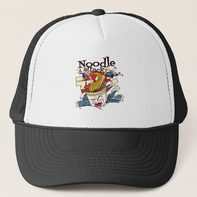Gorra De Camionero Ataque de fideos (Anverso)