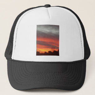 Gorra De Camionero Atardecer de Nueva Inglaterra