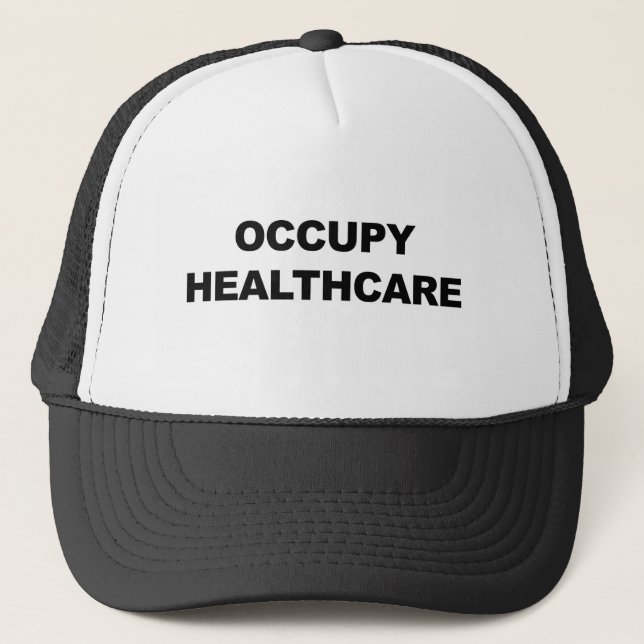 GORRA DE CAMIONERO ATENCIÓN DE SALUD OCUPADA (Anverso)