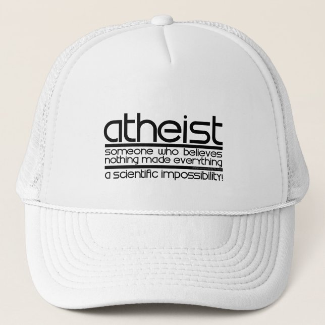 Gorra De Camionero Ateo (Anverso)