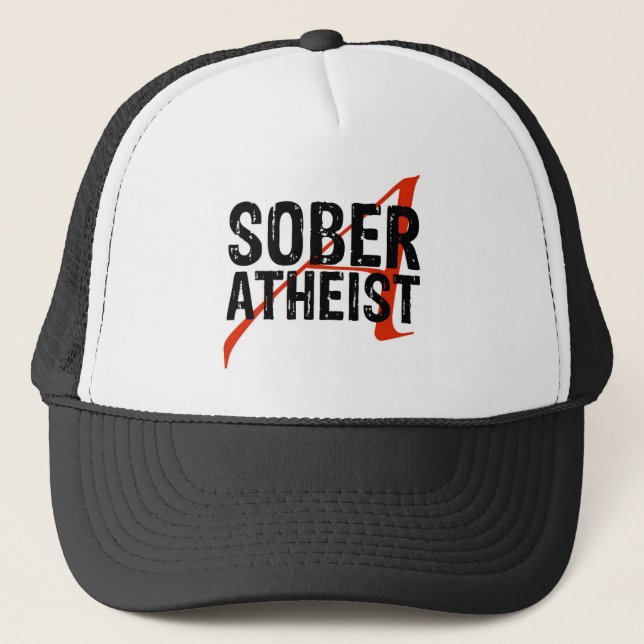 Gorra De Camionero Ateo sobrio (Anverso)