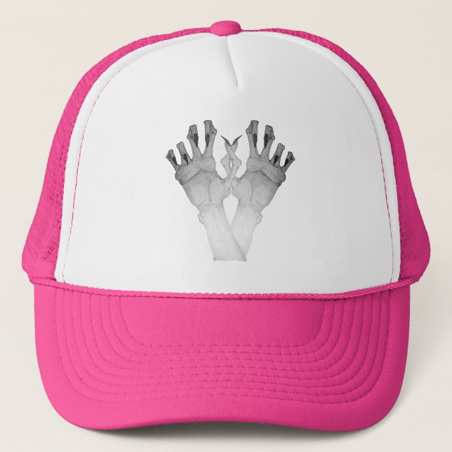 Gorra De Camionero Aterradoras manos monstruosas horripilantes (Anverso)