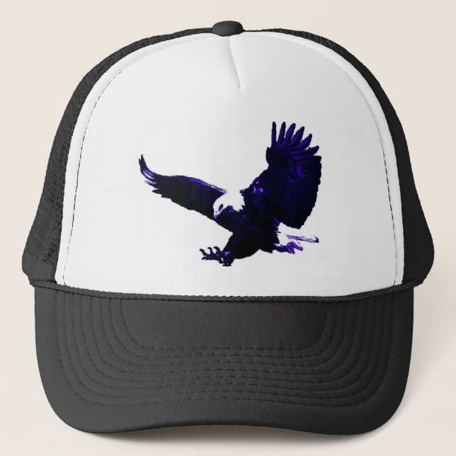 Gorra De Camionero Aterrizaje de águilas calvas norteamericanas (Anverso)