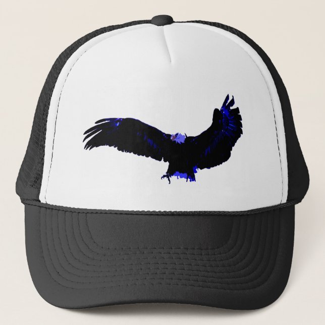 Gorra De Camionero Aterrizaje de águilas calvas norteamericanas (Anverso)
