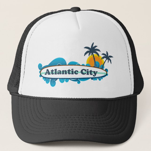 Gorra De Camionero Atlantic City. (Anverso)