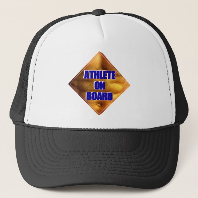 Gorra De Camionero Atleta a bordo (Anverso)