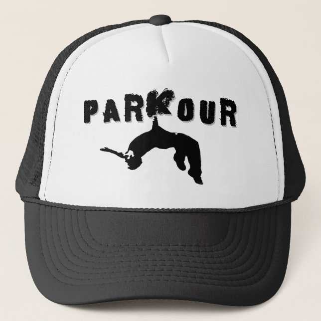 Gorra De Camionero Atleta de Parkour (Anverso)