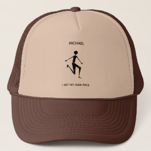 Gorra De Camionero Atleta de Silhouette colorido y asombroso