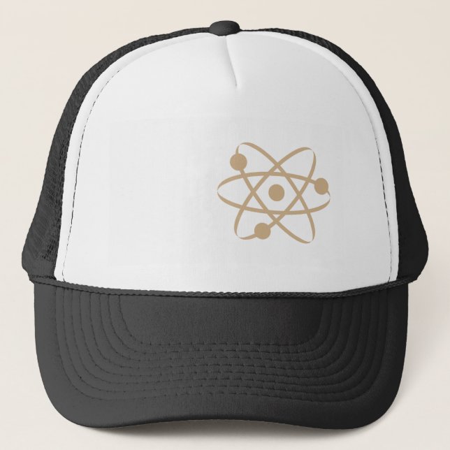 Gorra De Camionero Átomo Tan Brown (Anverso)