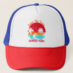 Gorra De Camionero Atrapa la Ola Vibraciones de Verano