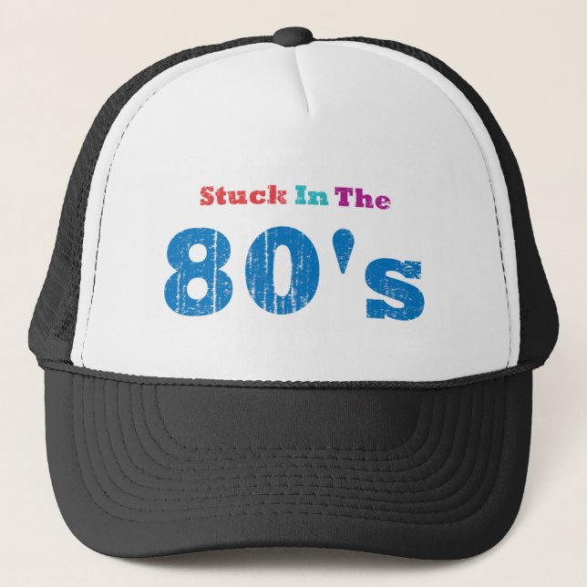 Gorra De Camionero Atrapado en los años 80 (Anverso)