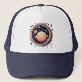 Gorra De Camionero 💖 🌠 "Atrapado en tu órbita"