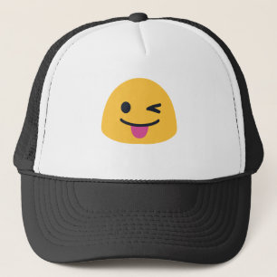 Gorra De Camionero Atrapar los ojos guiñando la lengua