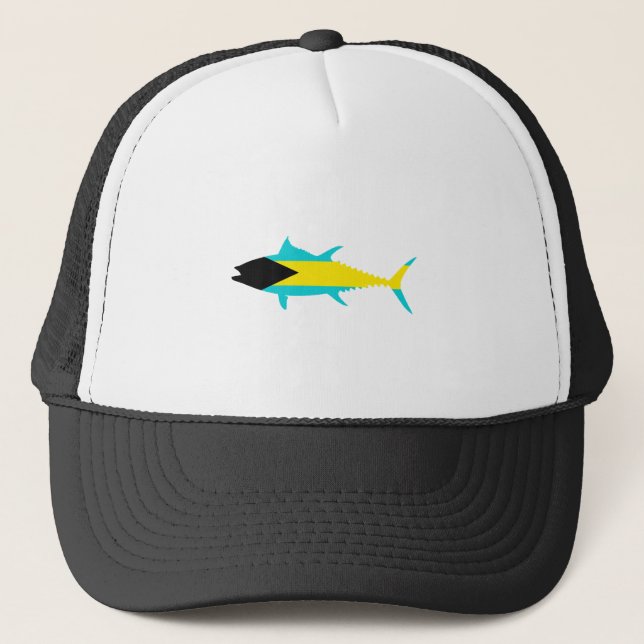 Gorra De Camionero atún de Bahamas (Anverso)
