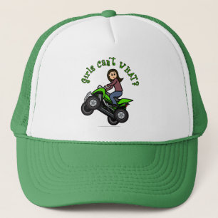 Gorra De Camionero ATV claro Chica de cuatro ruedas