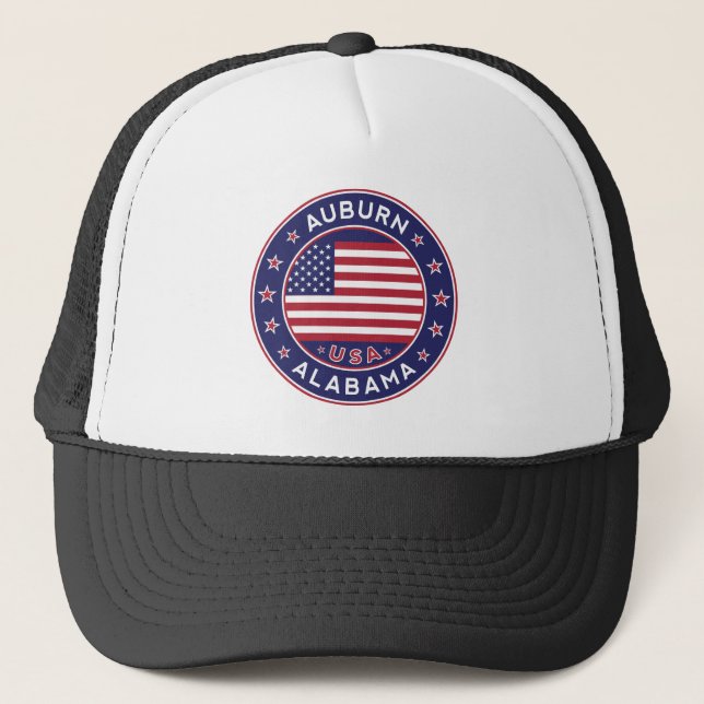 Gorra De Camionero Auburn, Alabama (Anverso)