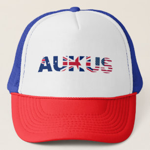 Gorra De Camionero AUKUS AU UK US Security Pact Alliance Flags