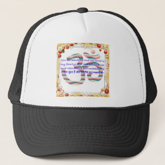 Gorra De Camionero Aum: Usted es hermoso y el mundo es Fam.jpg