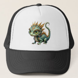 Gorra De Camionero Auren – pequeño dragón del bosque esmeralda