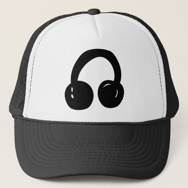 Gorra De Camionero auriculares de DJ (Anverso)