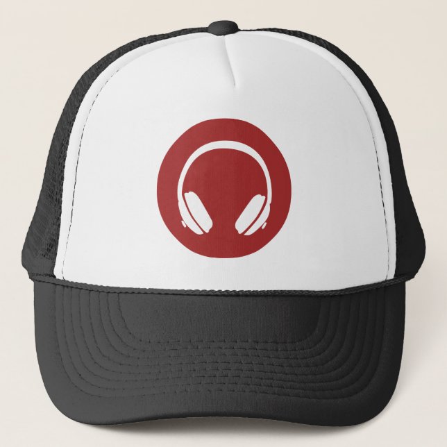 Gorra De Camionero Auriculares de la música (Anverso)