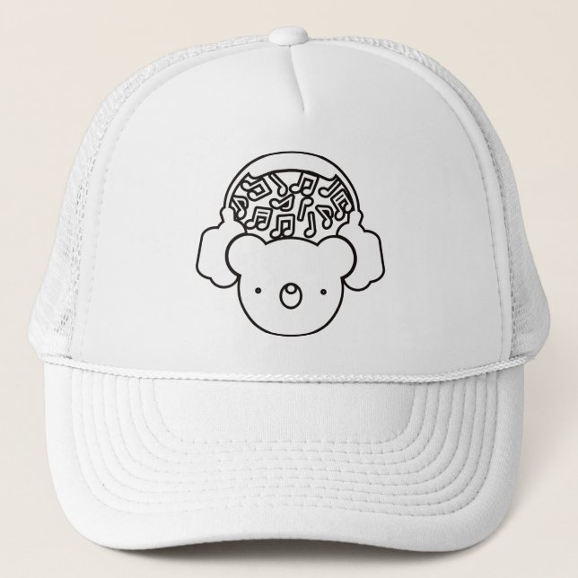 Gorra De Camionero Auriculares de oso (Anverso)