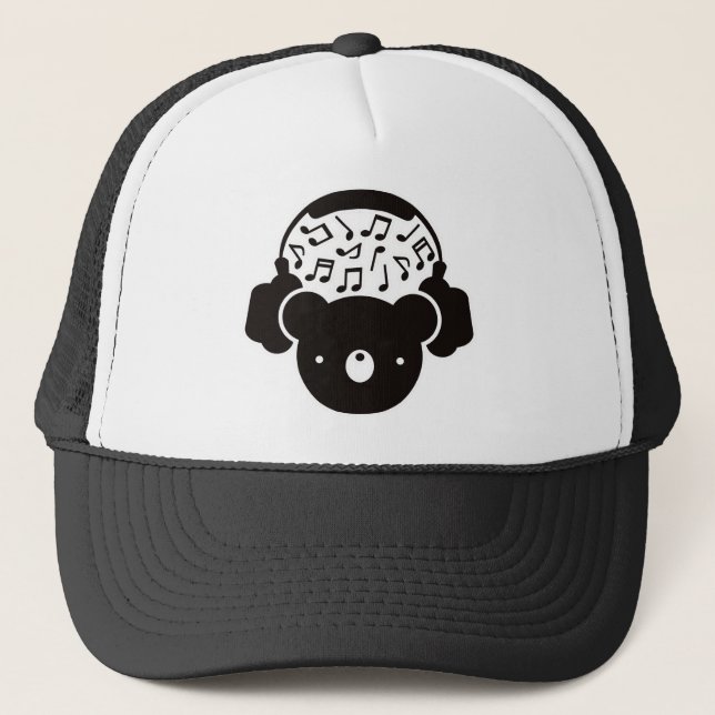 Gorra De Camionero Auriculares_Oso (Anverso)