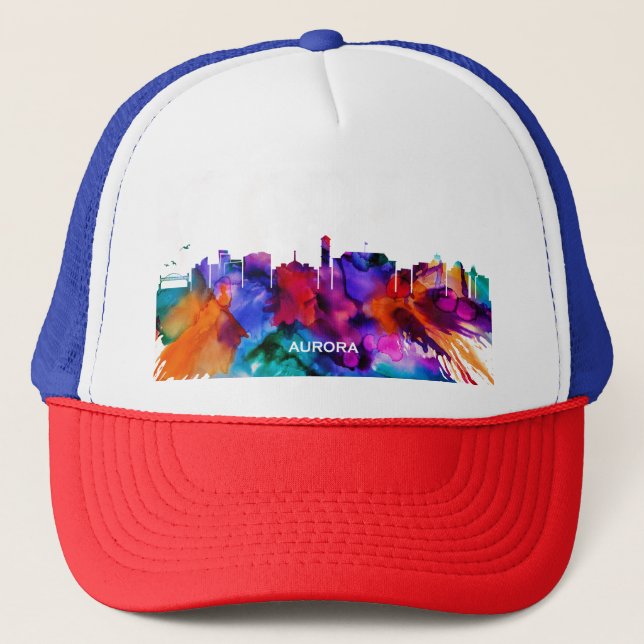 Gorra De Camionero Aurora Skyline (Anverso)