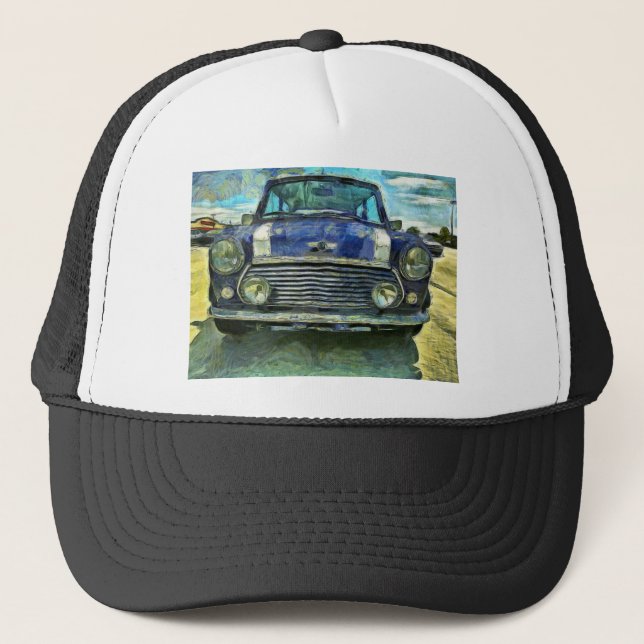 Gorra De Camionero Austin azul mini (Anverso)