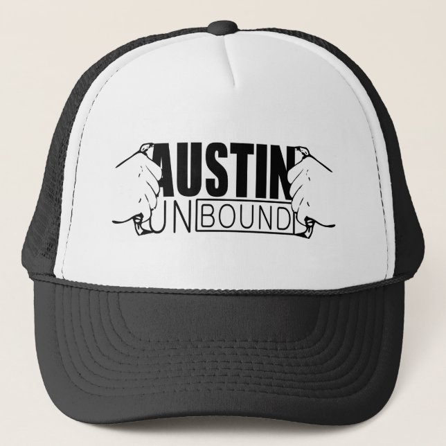Gorra De Camionero Austin desató el logotipo (Anverso)