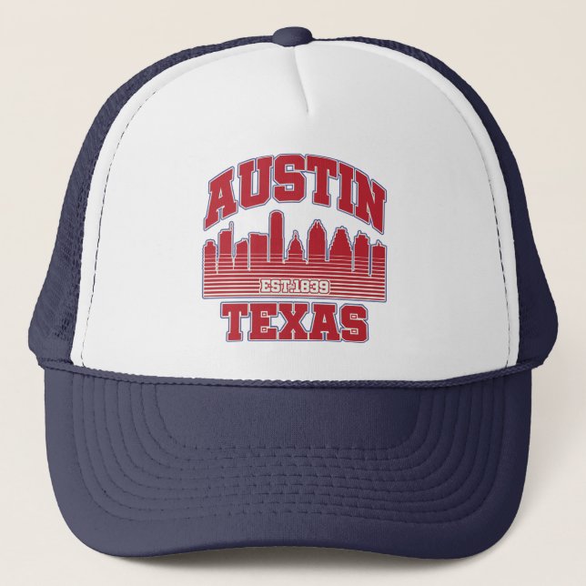 Gorra De Camionero Austin, Texas (Anverso)