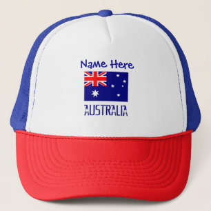 Gorra De Camionero Australia Bandera Australiana Azul Personalizada