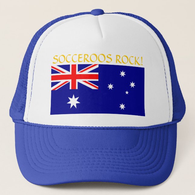 Gorra De Camionero Australia "ROCK SOCCEROOS" (Anverso)