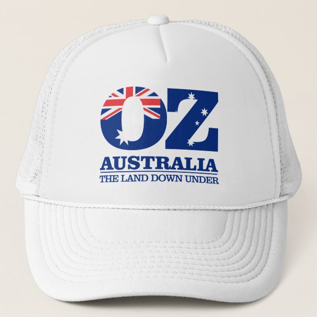 Gorra De Camionero Australia "Tierra de OZ" (Anverso)