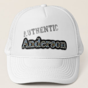 Gorra De Camionero Auténtico Clan Anderson Scottish Tartan Name