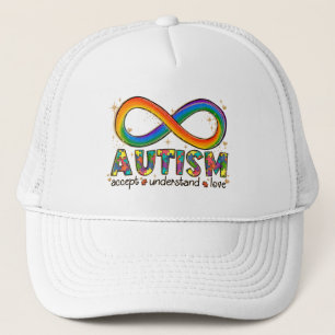 Gorra De Camionero Autism Awareness Accept, Love, Understanding