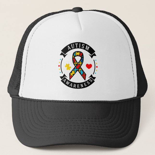 Gorra De Camionero Autism Awareness CAP/GORRA (Anverso)