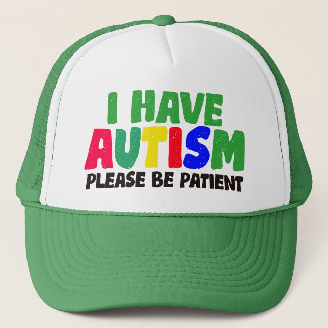 Gorra De Camionero Autismo - Cap (Anverso)