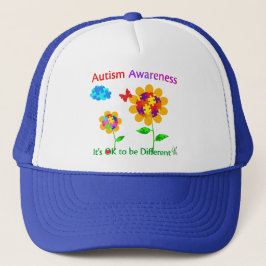 Gorra De Camionero Autismo Conciencia Girasol