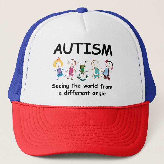 Gorra De Camionero Autismo.ver el mundo desde un ángulo diferente (Anverso)