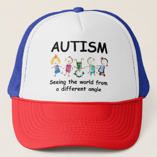 Gorra De Camionero Autismo...viendo el mundo desde una perspectiva di