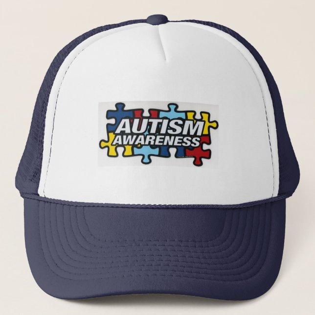 Gorra De Camionero AutismPuzzle (Anverso)