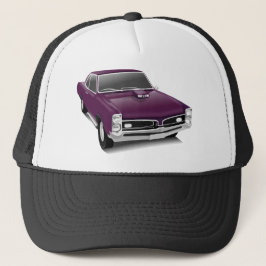 Gorra De Camionero Auto músculo púrpura