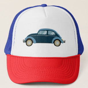 Gorra De Camionero auto retro azul fresco con escoria