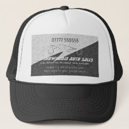 Gorra De Camionero Auto Sales Giveaway - falso metalizado, plata auto