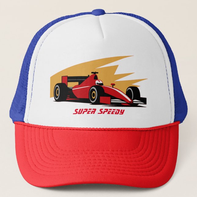 Gorra De Camionero Auto súper rápido (Anverso)
