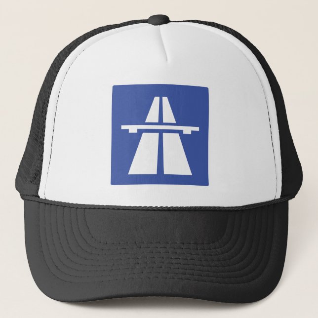 Gorra De Camionero Autobahnschild (Anverso)